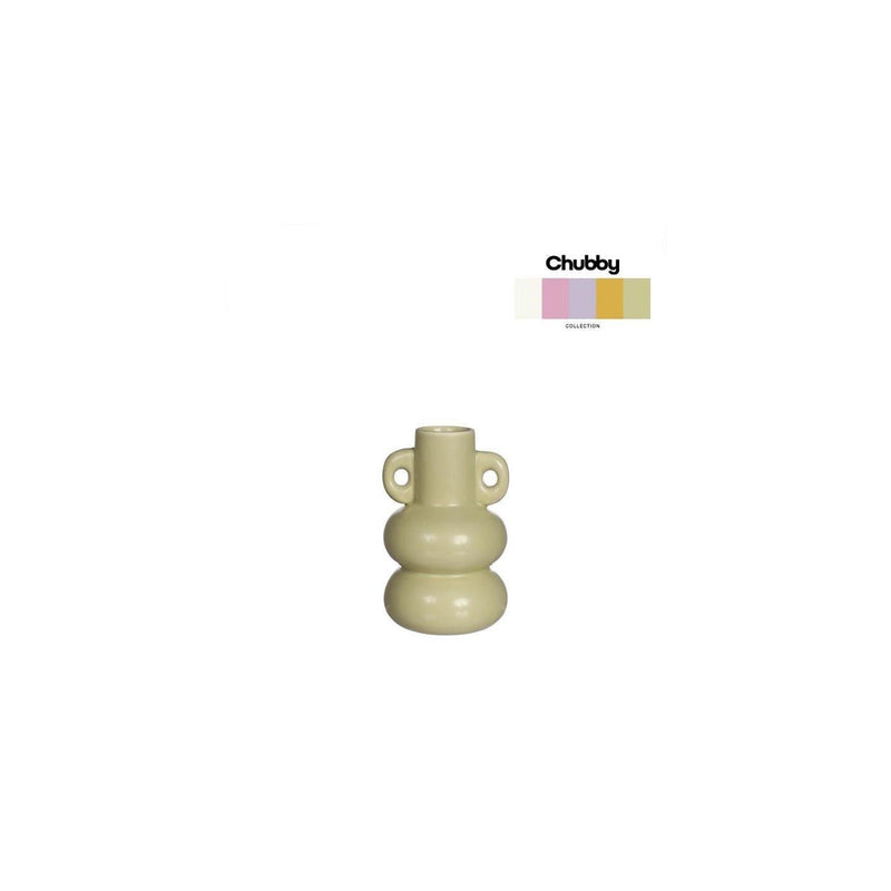 Laden Sie das Bild in Galerie -Viewer, Ideas 4 seasons chubby vaas - kaarsenhouder ã˜7,6xh12cm jade groen
