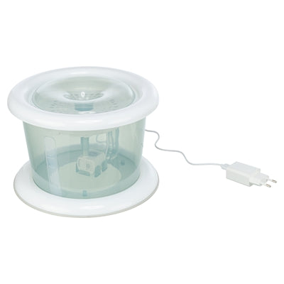 Trixie drinkfontein bubble stream blauw wit