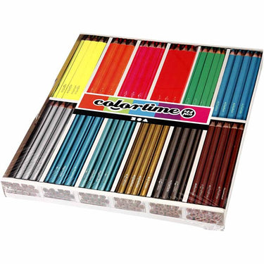 Http: www.cchobby.nl kleurpotloden-l-17-45-cm-vulling-4-mm-metallic-kleuren-neon-kleuren-144-stuk-1-doos