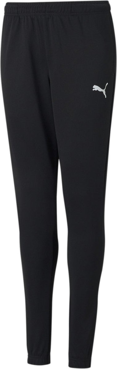 Puma teamrise poly training pants jr jongens sportbroek - black- white