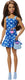 Barbie fashionista pop met insulinepomp - blue polka dot