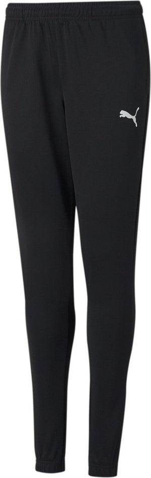 Puma teamrise poly training pants jr jongens sportbroek - black- white