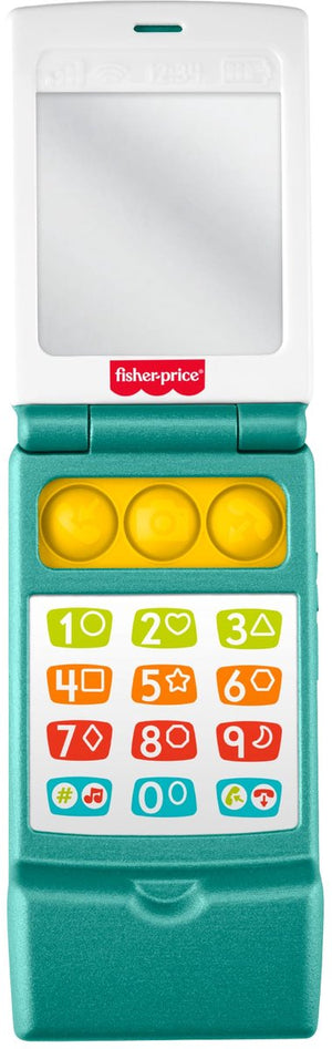 Fisher-price lachen leren klaptelefoon - muzikale leeractiviteit voor peuters