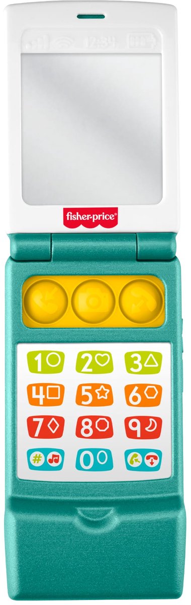 Afbeelding laden in galerijviewer, Fisher-price lachen leren klaptelefoon - muzikale leeractiviteit voor peuters
