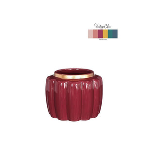 Ideas 4 seasons bloempot pouff kers ø12,6xh9,7cm