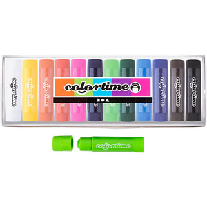 Colortime soft color stick krijt kleur, 12st.