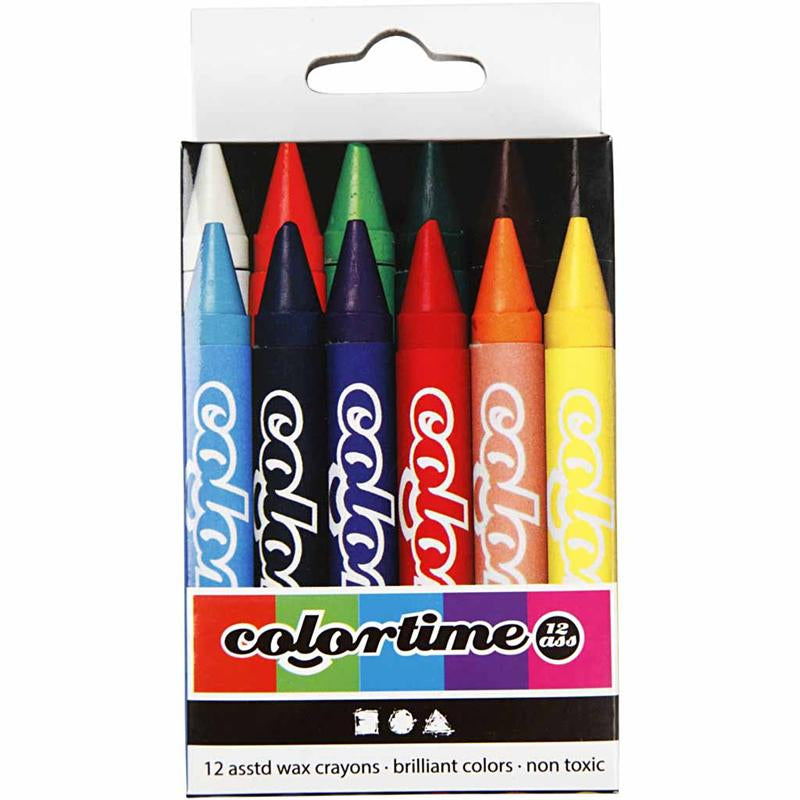 Load image into Gallery viewer, Https: www.cchobby.nl colortime-kleurkrijt-l-10-cm-dikte-11-mm-diverse-kleuren-12-stuk-1-doos
