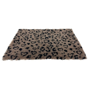 Martin vetbed print luipaardprint beige zwart gerecycled