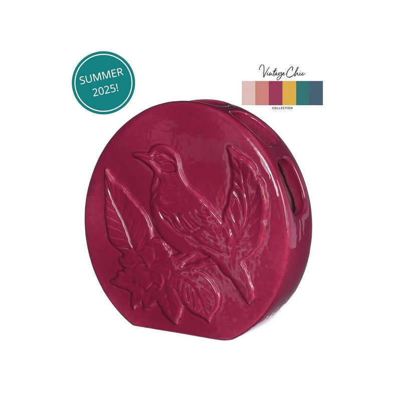 Afbeelding laden in galerijviewer, Ideas 4 seasons vaas bird kers ã˜6x20x20cm
