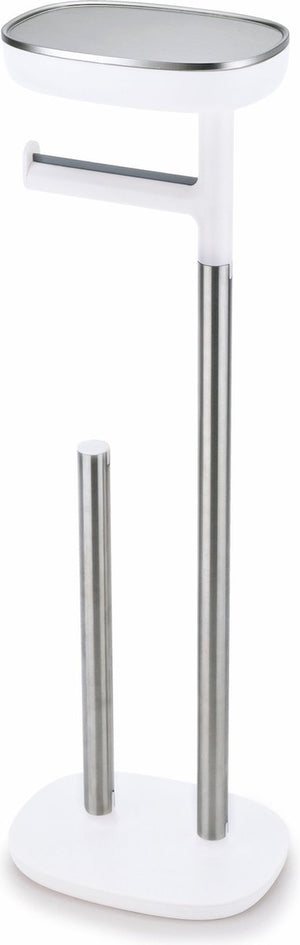 Joseph joseph toiletrolhouder, vrijstaand, wit - | easystore