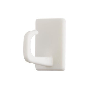 3m 1062868 - zelfklevende kunstof rechthoek haak - wit (4 haken) | 10 stuks