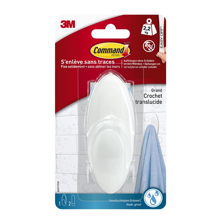 Laden Sie das Bild in Galerie -Viewer, 3m 1060949 - cmnd handdoekhaak met waterbest. strips gr 1hk + 2s pk | 12 stuks
