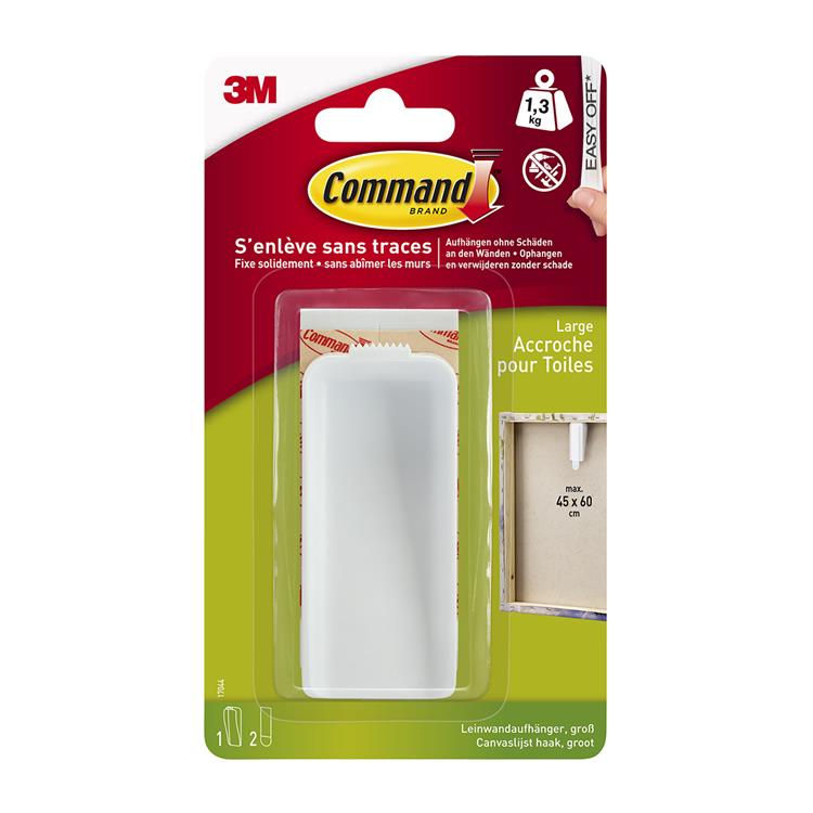 Laden Sie das Bild in Galerie -Viewer, 3m 1060675 - command canvas hanger, groot wit 1hk + 2s pk | 6 stuks
