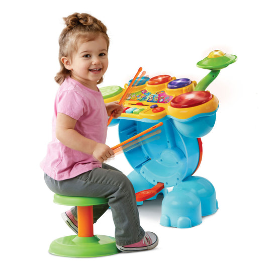 Vtech rock leer drumstel - educatief baby speelgoed - geluid en spelletjes - baby muziek instrument
