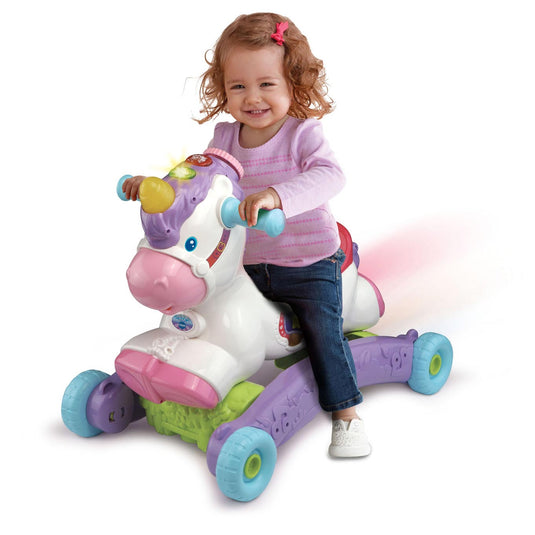 Vtech hobbel en speel eenhoorn - interactief babyspeelgoed - leren muziek - van 1 tot 4 jaar