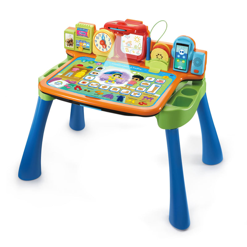Chargez l'image dans la visionneuse de la galerie, Vtech mijn magisch bureau 5 in 1 - interactief speelgoed - kinder bureau - peuter tafel - voor jongens meisjes
