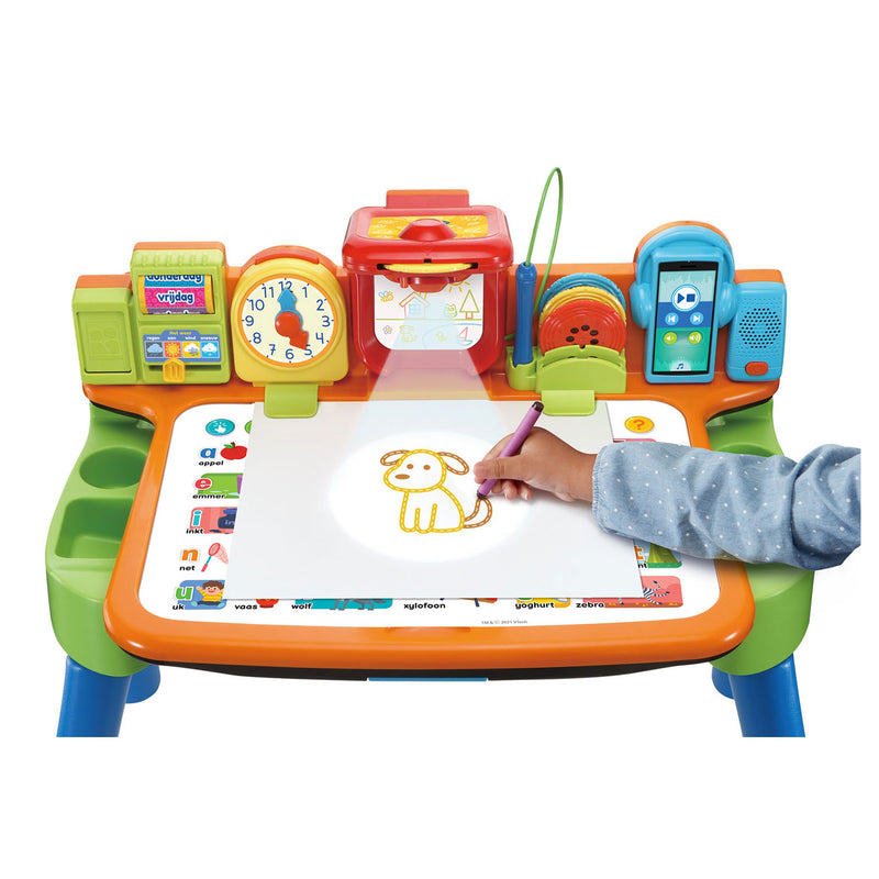 Chargez l'image dans la visionneuse de la galerie, Vtech mijn magisch bureau 5 in 1 - interactief speelgoed - kinder bureau - peuter tafel - voor jongens meisjes
