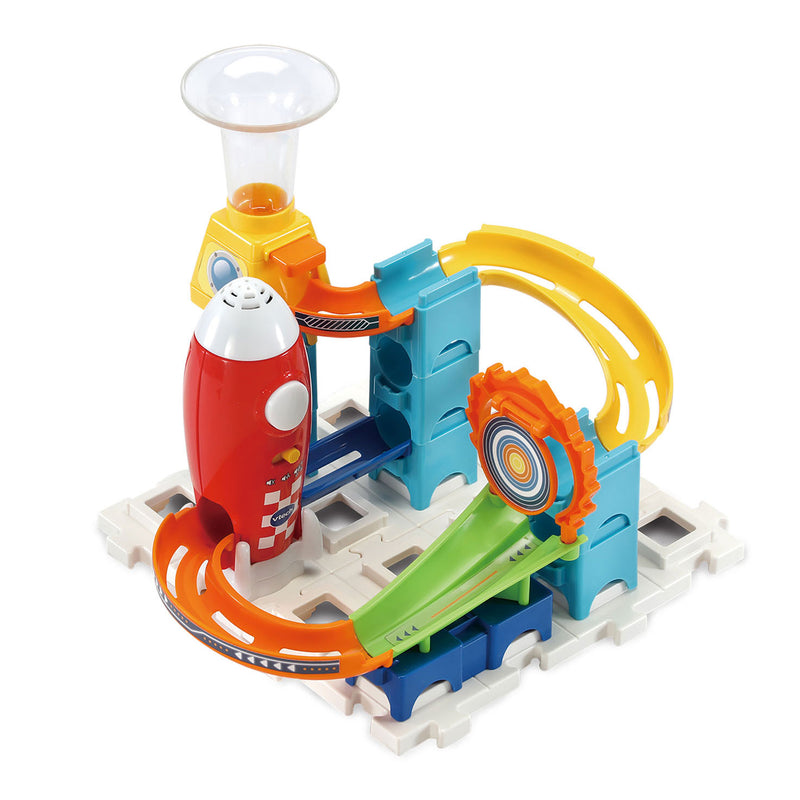 Chargez l'image dans la visionneuse de la galerie, Vtech marble rush rocket set elektronisch m100e knikkerbaan - 79 onderdelen - incl. 10 knikkers met licht- en geluidseffecten - cadeau - speelgoed 3 tot 12 jaar
