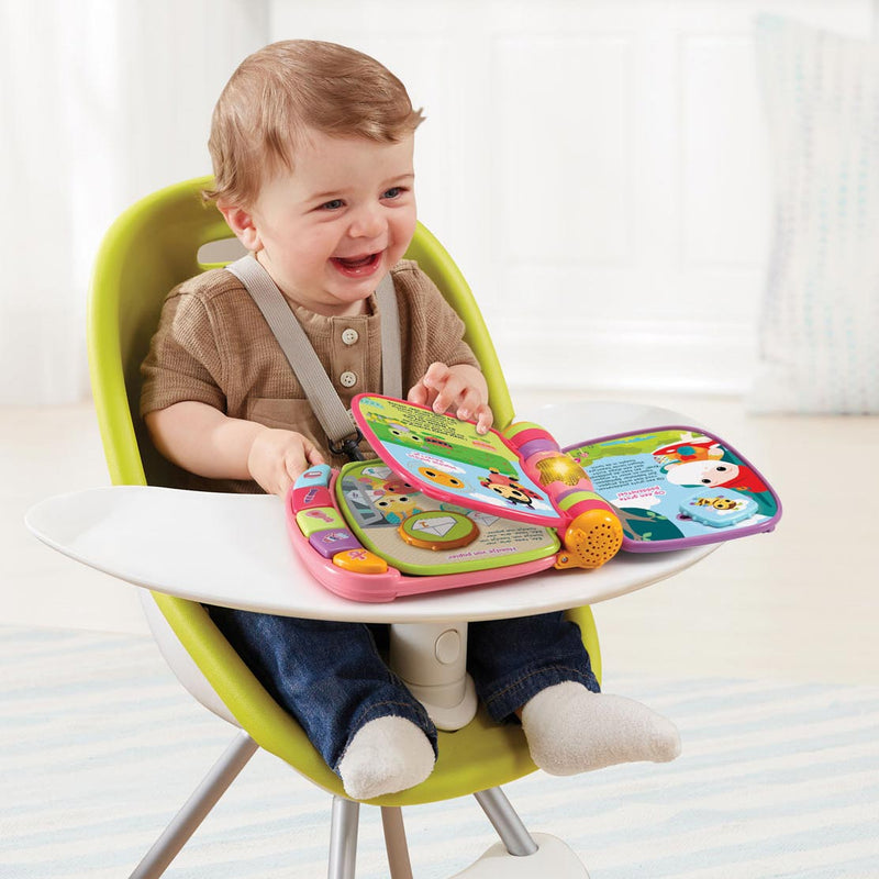 Afbeelding laden in galerijviewer, Vtech dierenvriendjes liedjesboek roze

