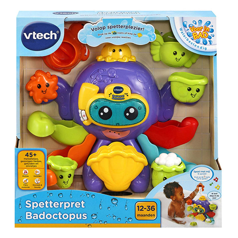 Chargez l'image dans la visionneuse de la galerie, Vtech spetterpret badoctopus - badspeeltjes - badspeelgoed baby - rustgevende melodietjes liedjes - cadeau - speelgoed 1 tot 5 jaar
