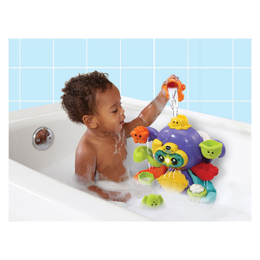 Vtech spetterpret badoctopus - badspeeltjes - badspeelgoed baby - rustgevende melodietjes liedjes - cadeau - speelgoed 1 tot 5 jaar