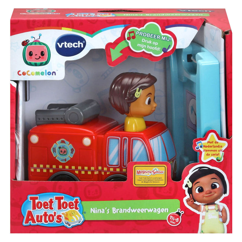 Load image into Gallery viewer, Vtech Toet Toet Auto's CoComelon Nina's Brandweerwagen

