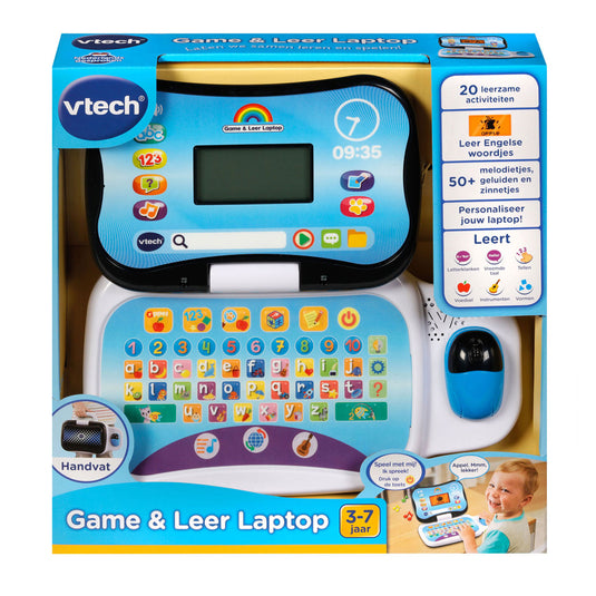 Vtech game leer laptop leercomputer - kinderlaptop - educatief interactief speelgoed - cadeau - kinderspeelgoed 3 jaar