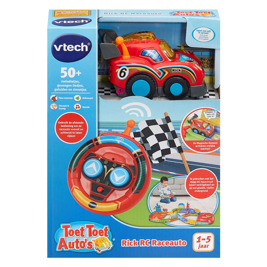 Vtech speelgoedauto rick rc raceauto - interactief kinderspeelgoed.