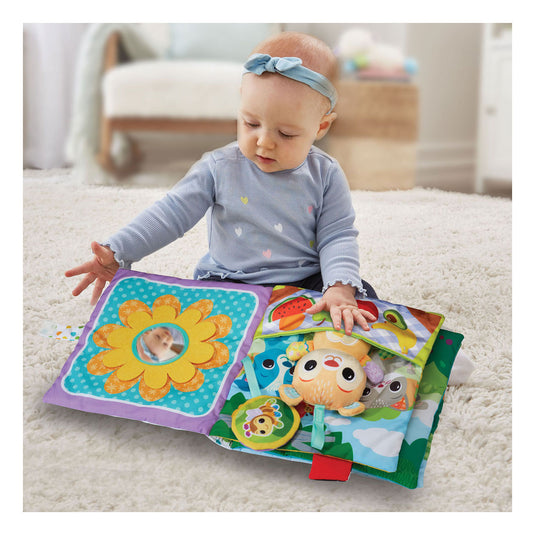 Vtech baby's grote knuffelboek - baby speelgoed - leert motoriek, muziek en geluiden - speelgoed vanaf 3 maanden