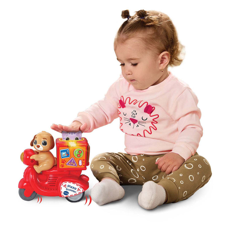 Cargue la imagen en el visor de la galería, Vtech press go pizza scooter

