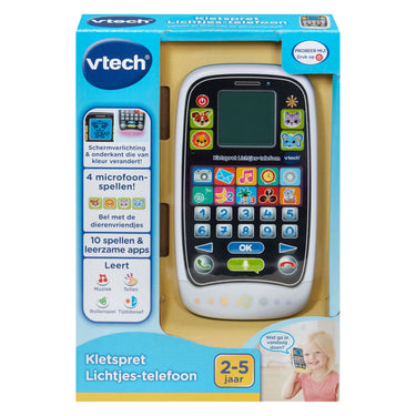 Vtech educatief speelgoed kletspret lichtjes-telefoon multicolor.