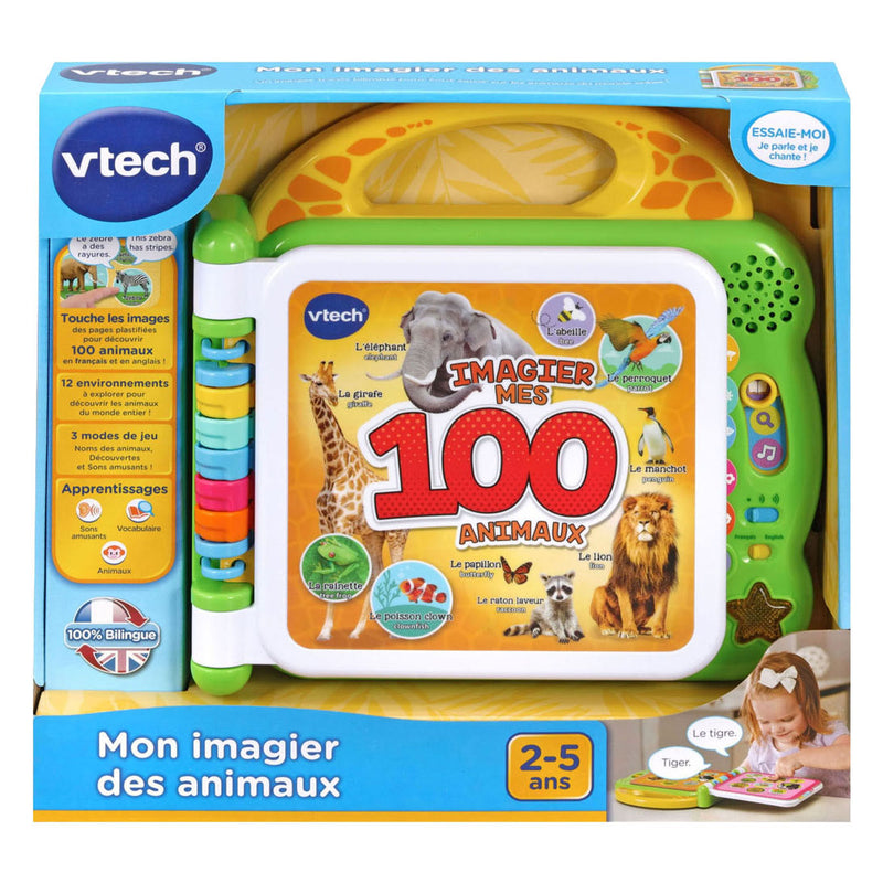 Afbeelding laden in galerijviewer, Vtech babyspeelgoed mijn eerste 100 dieren
