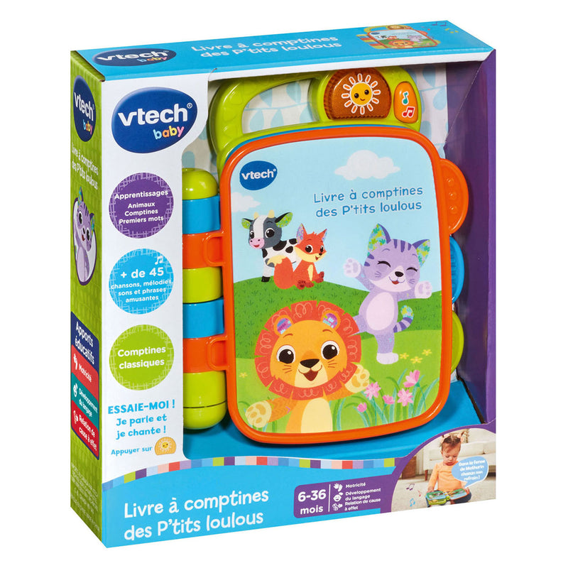 Cargue la imagen en el visor de la galería, Vtech boek met kinderrijmpjes
