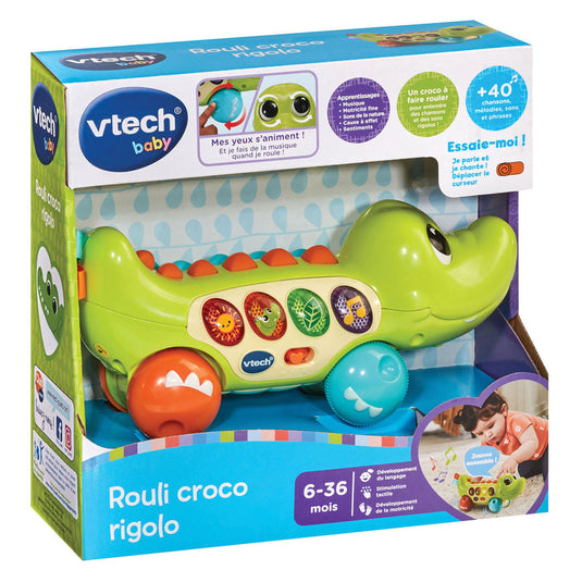 Vtech vrolijke rol krokodil