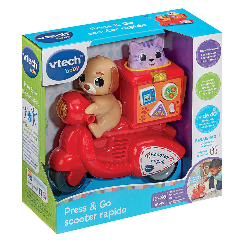 Chargez l'image dans la visionneuse de la galerie, Vtech baby press go scooter
