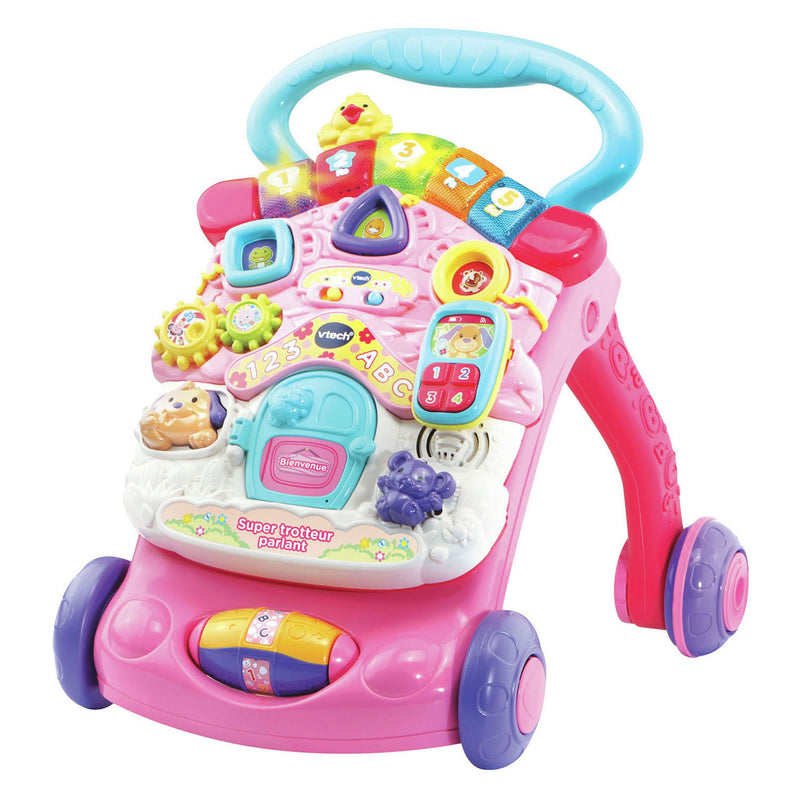 Chargez l'image dans la visionneuse de la galerie, Vtech 2-in-1 activiteiten loopwagen roze
