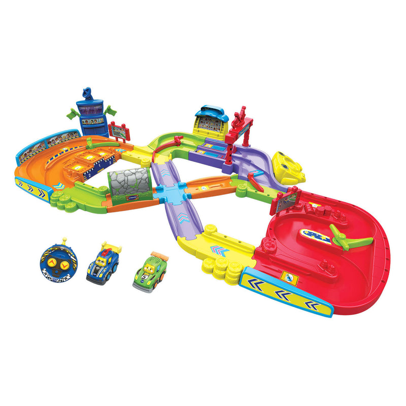 Afbeelding laden in galerijviewer, Vtech toet toet auto's- mijn eerste interactieve circuit incl. 2 auto's

