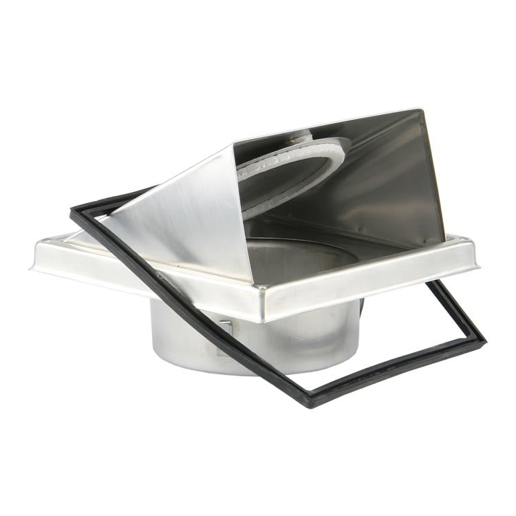 Afbeelding laden in galerijviewer, Renson 1006333 - dampkaprooster inbouw 641 inox ø 125 | 2 stuks
