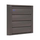 Renson 1062415 - skin opbouw dampkaprooster alu433 (173x173) structuur 7016 | 2 stuks