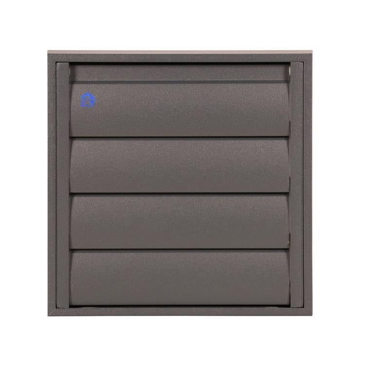 Afbeelding laden in galerijviewer, Renson 1062415 - skin opbouw dampkaprooster alu433 (173x173) structuur 7016 | 2 stuks
