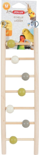 Load image into Gallery viewer, Zolux ladder hout 7 treden met kralen
