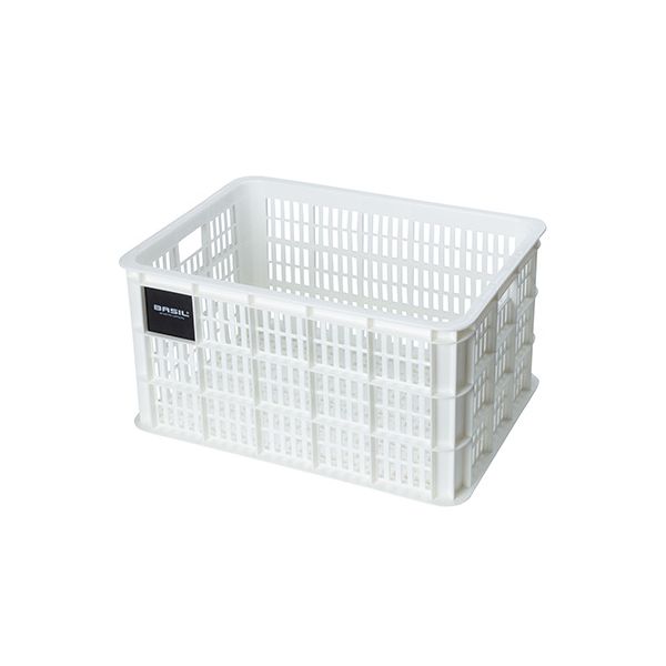 Load image into Gallery viewer, Basil fietskrat L - groot - 40 liter - wit
