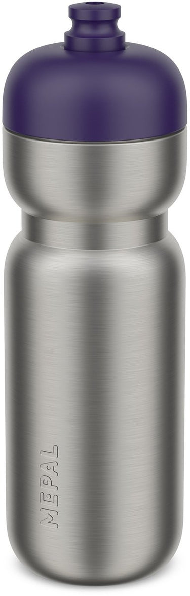 Mepal rvs bidon pull sport - 800 ml - pak. open en drink - lichtgewicht rvs - vaatwasmachinebestendig - drinkflessen - midnight blue