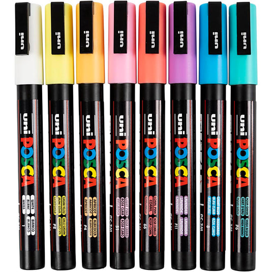 Http: www.cchobby.nl posca-marker-afm-pc-3m-lijndikte-0-9-1-3-mm-fijn-diverse-kleuren-8-div-1-doos