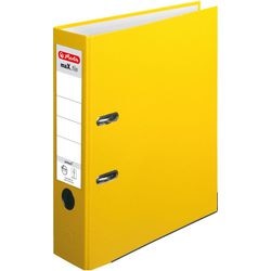 Abi ordner herlitz maxfile protect a4 80 mm geel