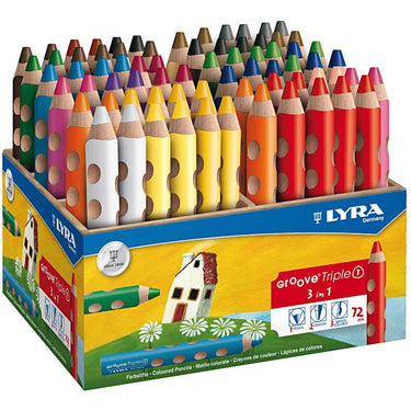 Http: www.cchobby.nl groove-triple1-kleurpotloden-l-12-cm-vulling-10-mm-diverse-kleuren-72-stuk-1-doos