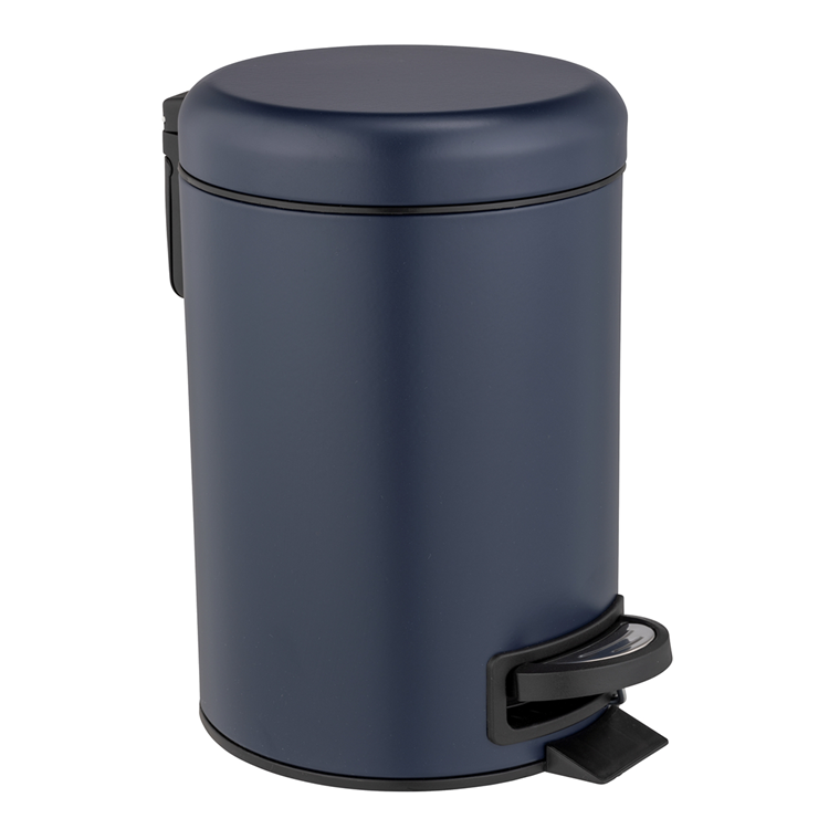 Afbeelding laden in galerijviewer, Wenko 1069575 - afvalemmer leman 3l donkerbl. | 1 stuks
