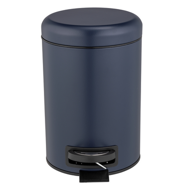 Wenko 1069575 - afvalemmer leman 3l donkerbl. | 1 stuks