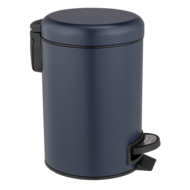 Afbeelding laden in galerijviewer, Wenko 1069575 - afvalemmer leman 3l donkerbl. | 1 stuks
