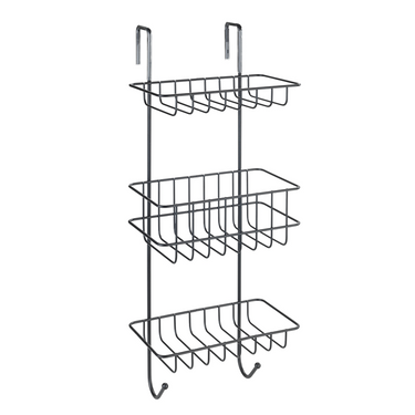 Wenko 1069610 - doucherek 3-laags revigo zwart | 1 stuks